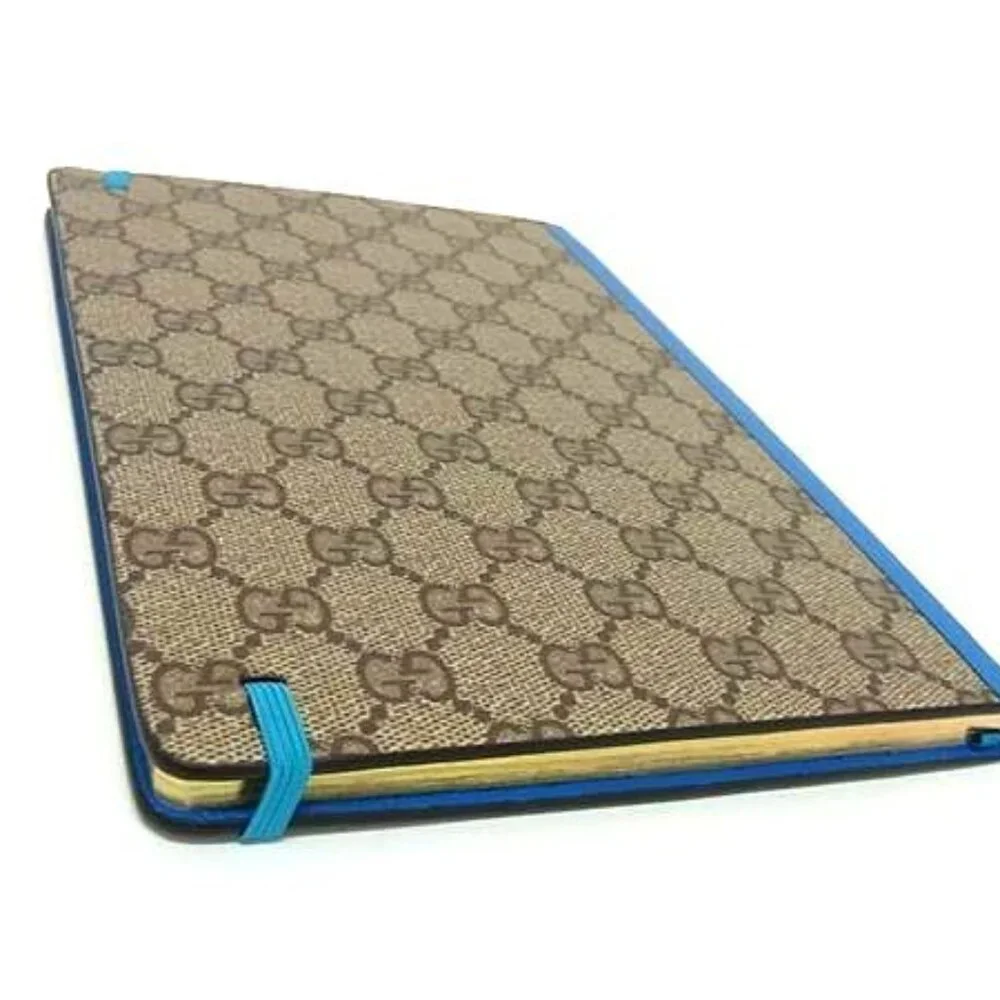 Gucci Disney Collaboration Donald Duck GG Pattern Supreme Notebook